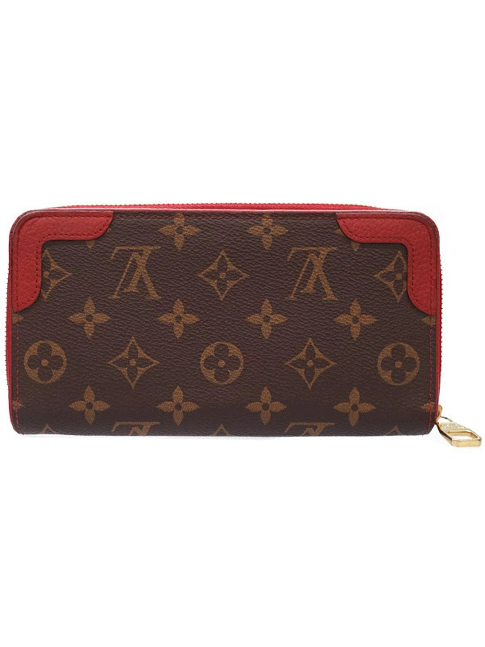 Louis Vuitton Zipper Wallet Round Long Retiro Monogram Zippy